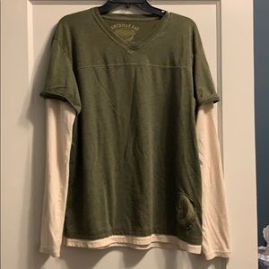 Long sleeve convertible shirt